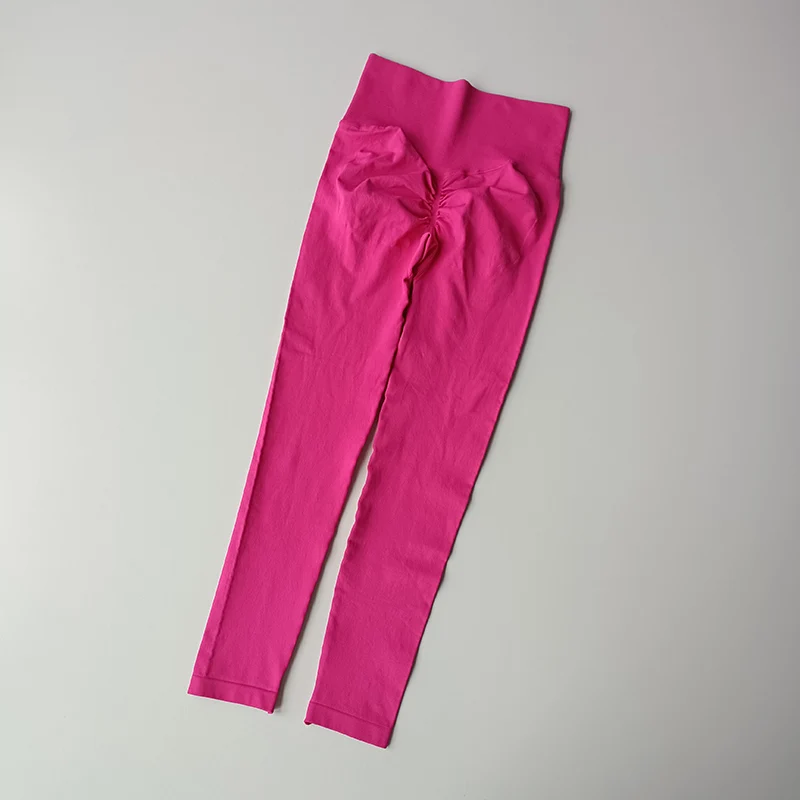 Hochgeschnittene Nahtlose Fitness-Leggings Push-Up Laufleggings Yoga-Hose Hüftlift Energy Gym Leggings für Frauen – Detail 30