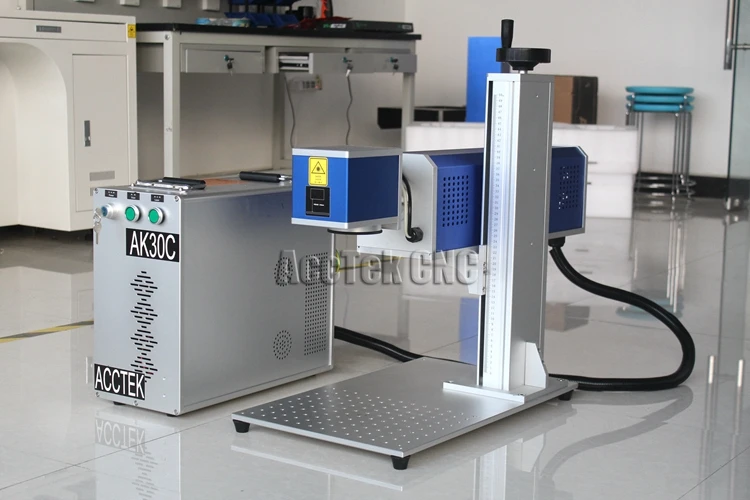 Air Ship Co2 Laser Stretch Marks Machine RF Co2 Galvo Scanner Wood Laser Marking Machine