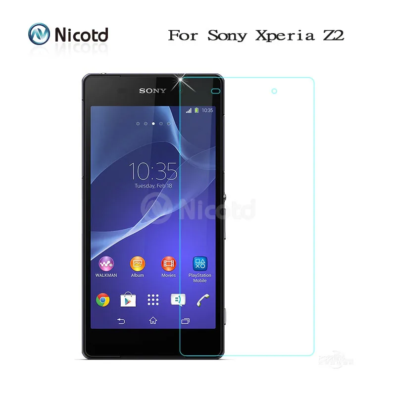 9 H 0.26mm 2.5D Gecoat Gehard Glas Voor Sony Xperia Z Z1 Z2 Z3 Z4 Z5 Premium Compact M5 M4 aqua Explosieveilige Screen Protector