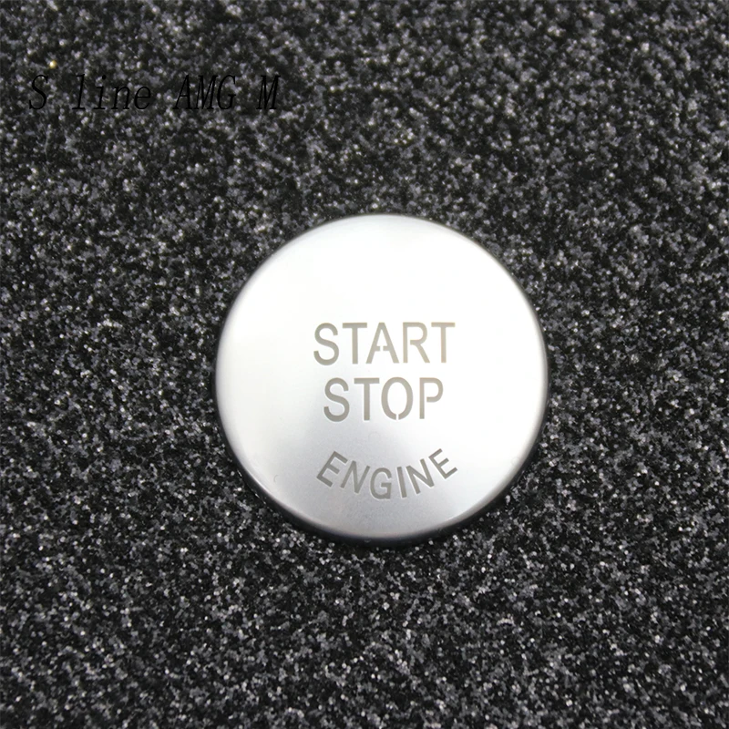 تصفيف السيارة محرك بدء إيقاف التبديل أزرار الديكور يغطي ملصقات لسيارات BMW X5 X6 E70 E71 x5m x6m الداخلية اكسسوارات السيارات #3