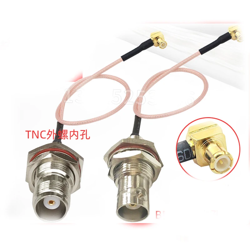 

5PCS/Lot TNC/BNC To MCX-JW Adapter Plug Connector RF Coaxial Extension Pigtail Cable RG316