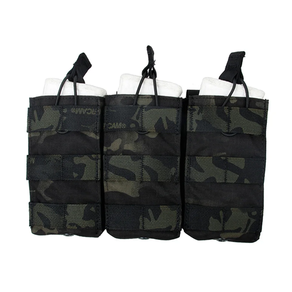 TMC Tactical Bag Triple Molle 556 Magazine Pouch Tactical MOLLE Vest Trigeminy Storage Bag for 5.56 TMC2971