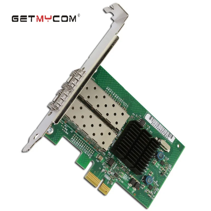 Getmycom original JL82576EB Chipset Dual / 2 Port Gigabit Fiber FC Server Adapter PCIe x4 NIC Card