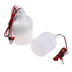 Lampa LED 12v przenośna żarówka Led 3W 5W 7W 9W 12W 20W 30W na zewnątrz namiot kempingowy noc wędkarstwo wisząca lampa awaryjna zimny biały