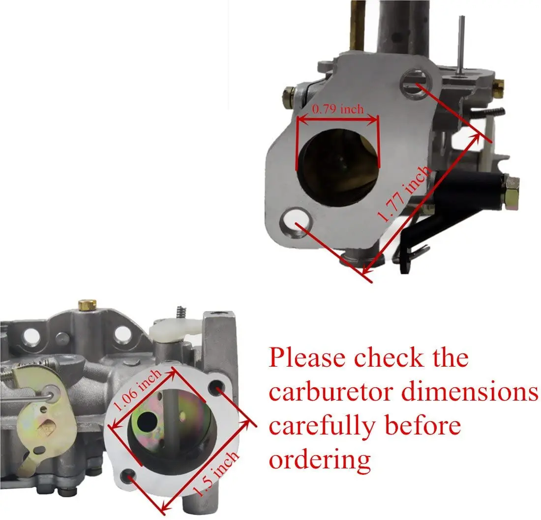 Carburetor for Briggs & Stratton 5hp Engines 130202 Series Replaces 495459 492645 490524