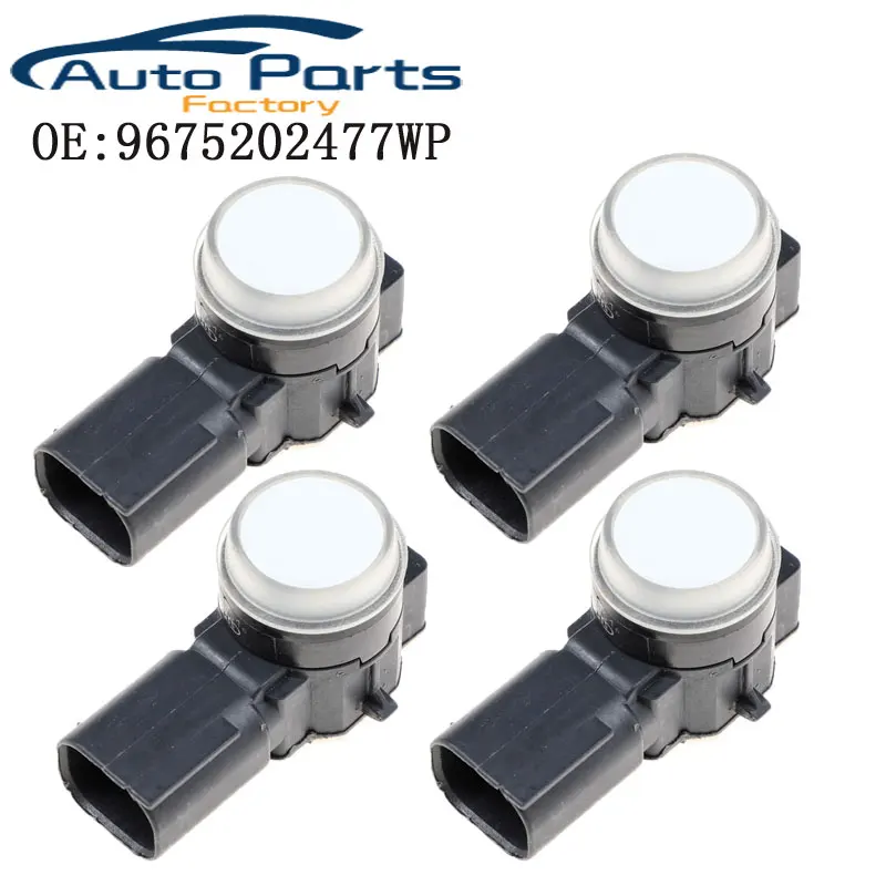 4PCS New PDC Parking Sensor For Peugeot Citroen 9675202477WP 0263013713