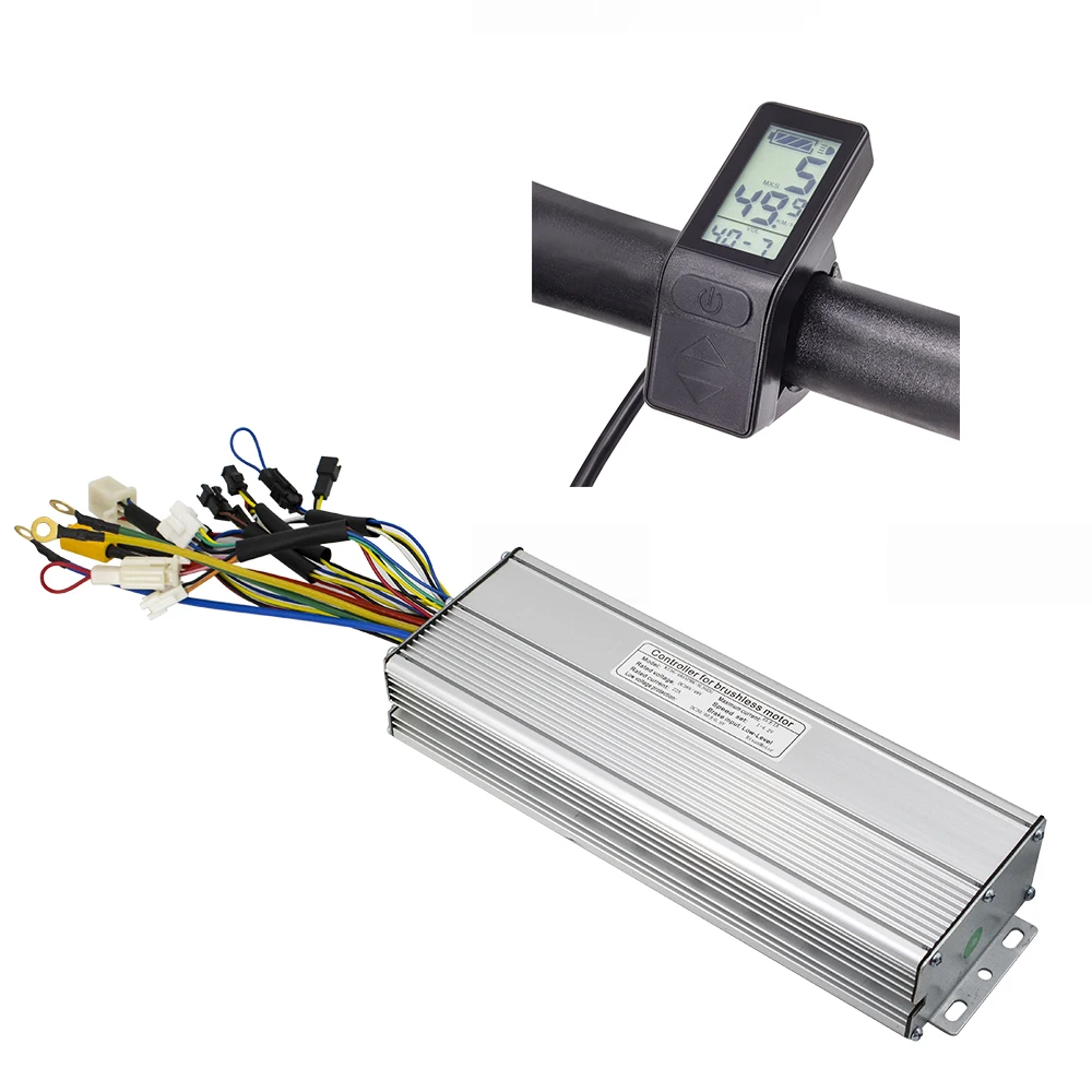 KT Controller 48V 1500W Sine Wave Controller with Electric Bike Display KT LCD3 LCD4 LCD5