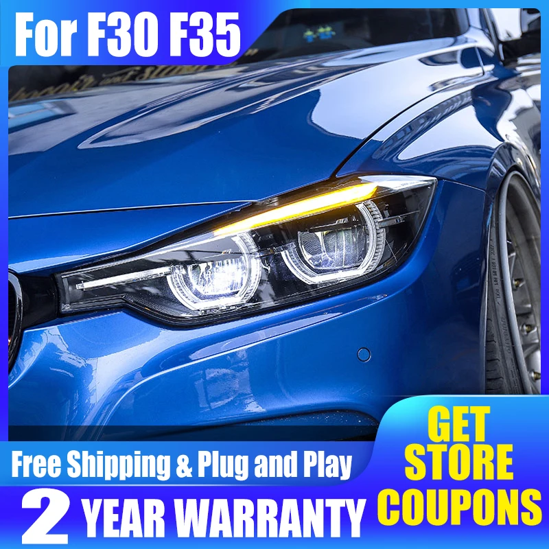 

Head Lamps For BMW F30 F35 320i 2013-2018 LED Headlights LED DRL Running LED Turn Signal LED Low Beam LED High Beam Assembly