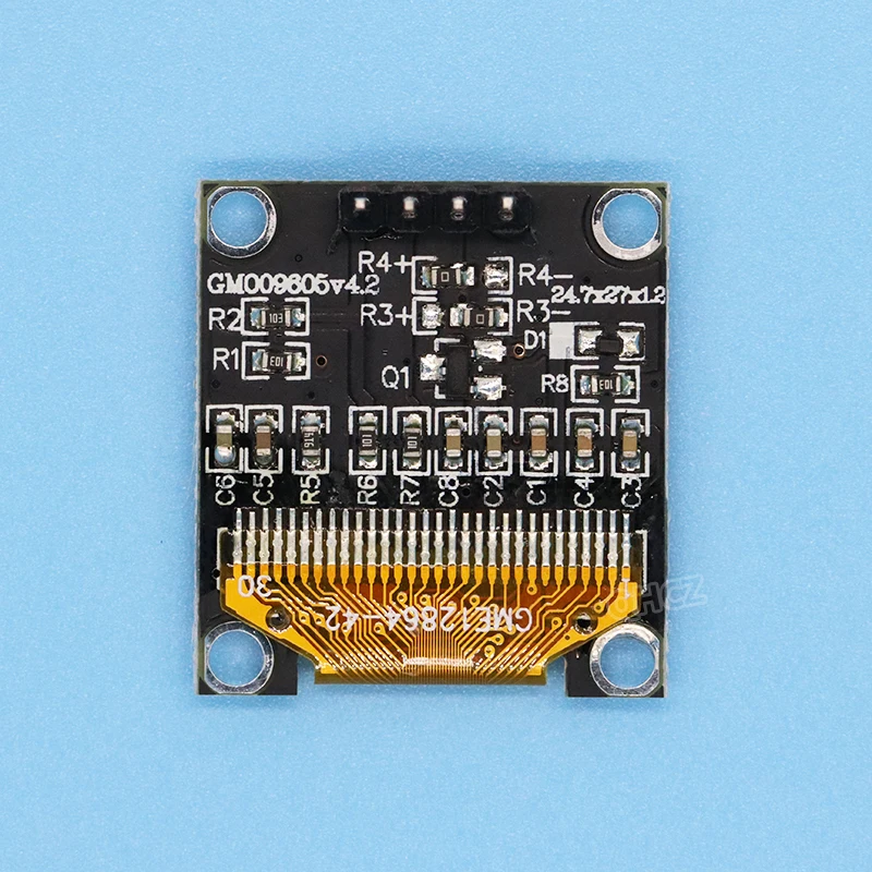 Écran OLED 0.96 pouces SSD1306 blanc/bleu/jaune bleu 0.96 pouces, technologie de communication IIC I2C pour ardu37
