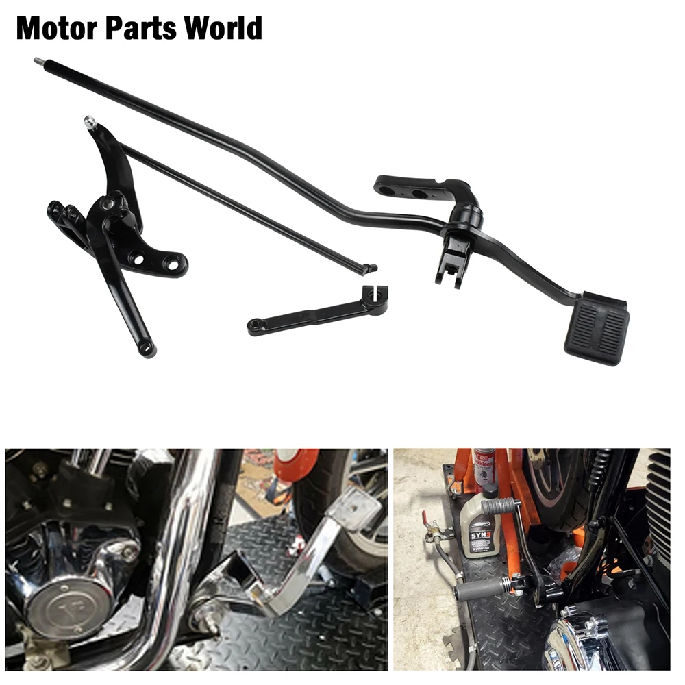 

Motorcycle Forward Controls Linkages Kits Gloss Black For Harley Dyna Street Bob FXDB Fat Bob FXDF Super Glide Custom FXDC FXDL