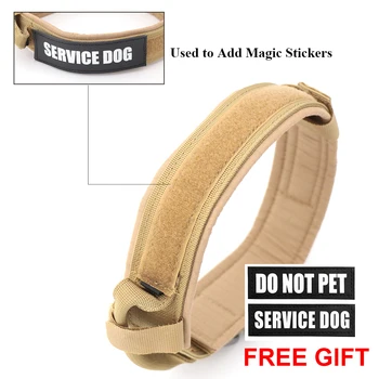 Dog Training Collar Adjustable Tactical Dog Collar And Leash Set Control Handle Pet Lead Collar For Small Big Dogs 4