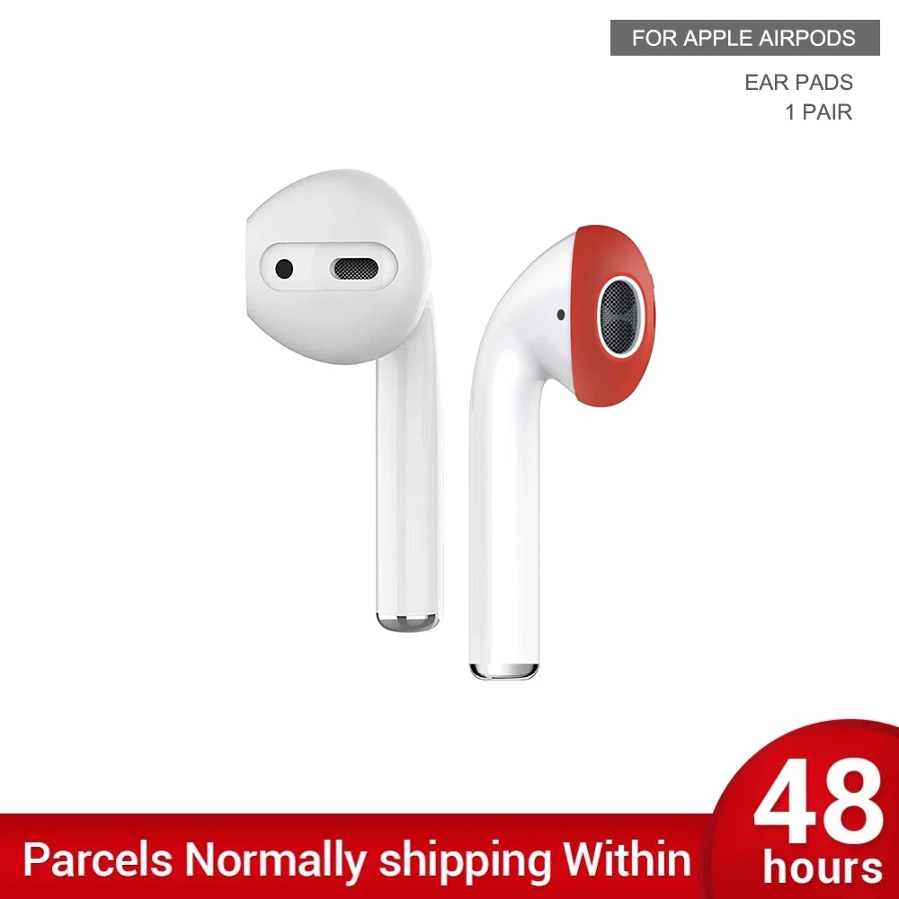 10/5/1Pairs Voor Apple Airpods 2/1 Silicone Beschermende Covers Skin Case Oorkussen Voor Airpod 1/2 Oor cover Tips Accessoires