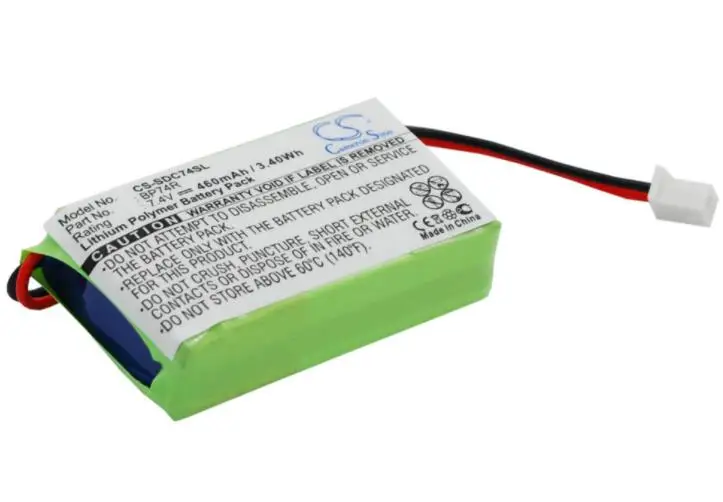 cameron sino 460mah battery for DOGTRA 2300-NCP Advance 2300NCP receiver 2300RX receiver 2302-NCP Advance 2302NCP receiver