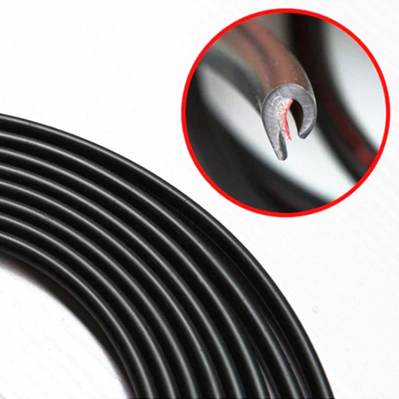 Car Door Edge Guards Trim Molding Protection Strip Scratch Protector For Alfa Romeo 147 156 159 Alfetta Berlina Brera Mito