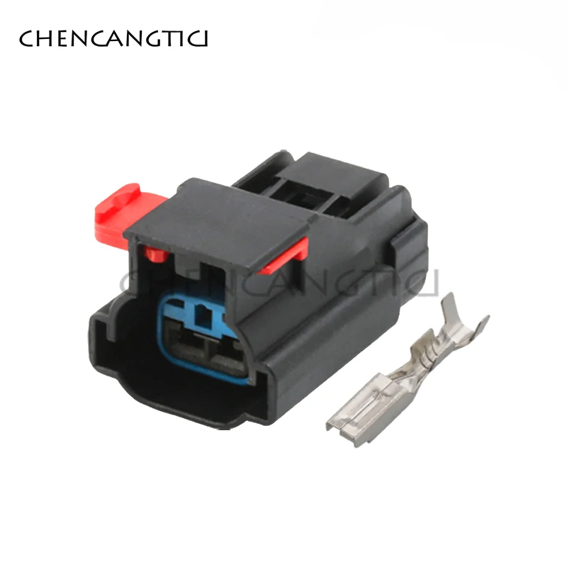 1 Set 2 Pin Headlight Socket Auto Exhaust Temperature Sensor Plug Waterproof Connector For Benz Chrysler 54200275 54200261