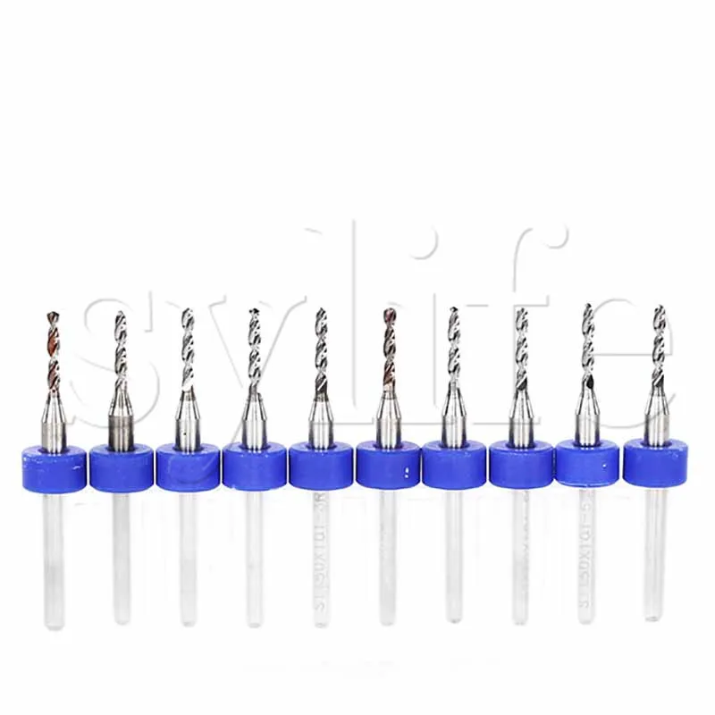 1.55mm Solid Tungsten Steel PCB Jewelry Carbide Drill Bits (10pcs)