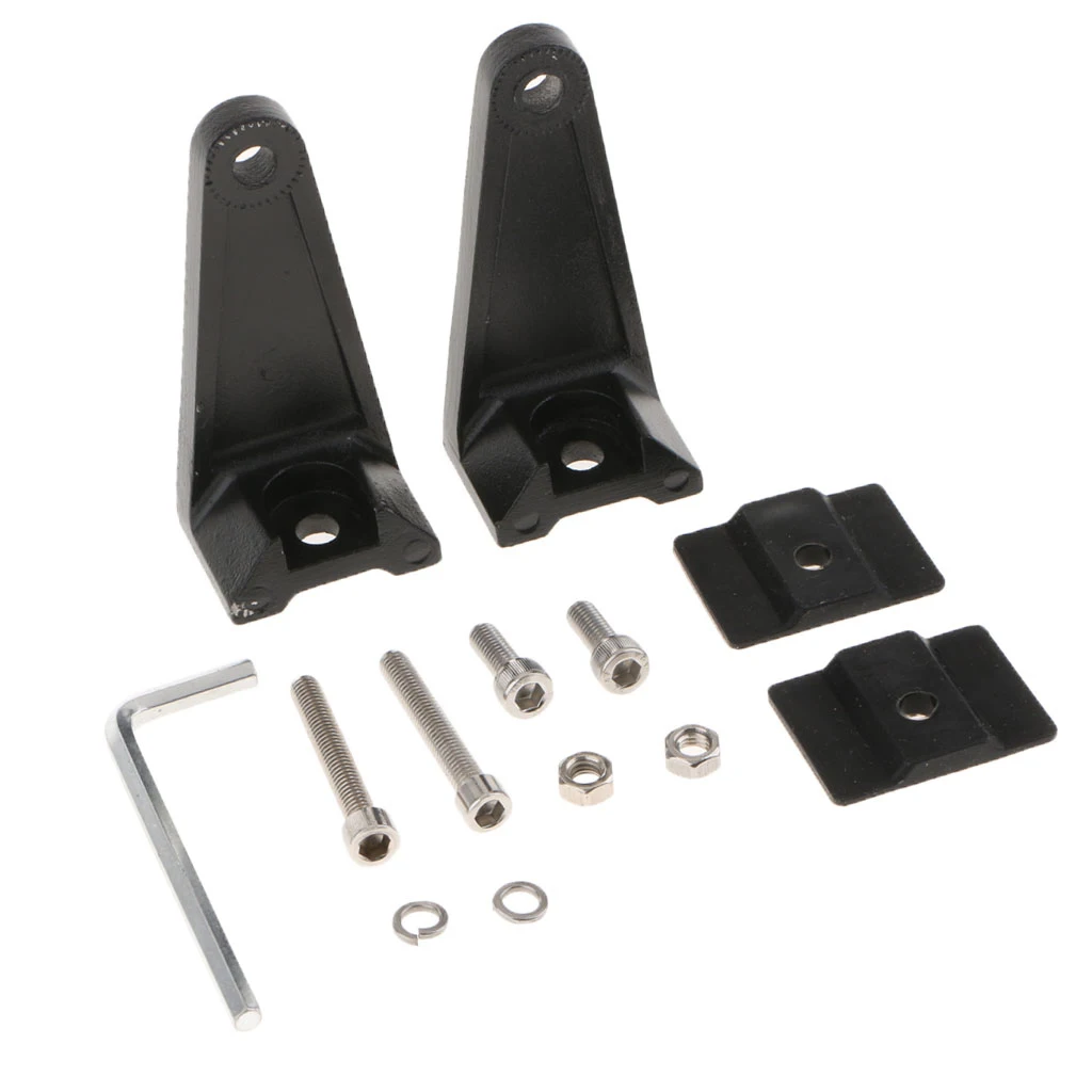 Universal Fit Side Brackets For Mounting Double Row Straight