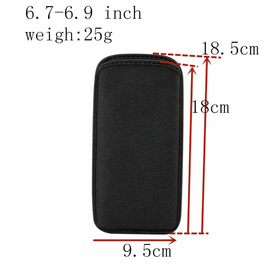 for Xiaomi Mi 12 11 10S Redmi Note 10 Pro 10X Note9T Poco X3 NFC K50 Soft Flexible Neoprene Protective Phone bag Protect Sleeves