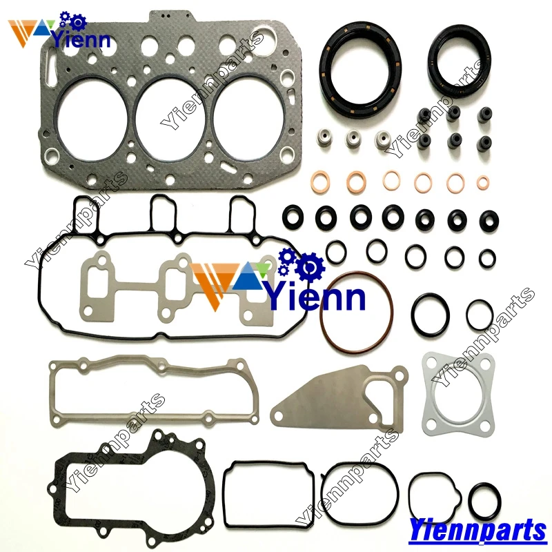 FOR YANMAR 3YM20 Overhual Gasket kit 728890-92600 with Head Gasket Oil Seals valve Seals Fit Yanmar Marine Engine Spare Parts