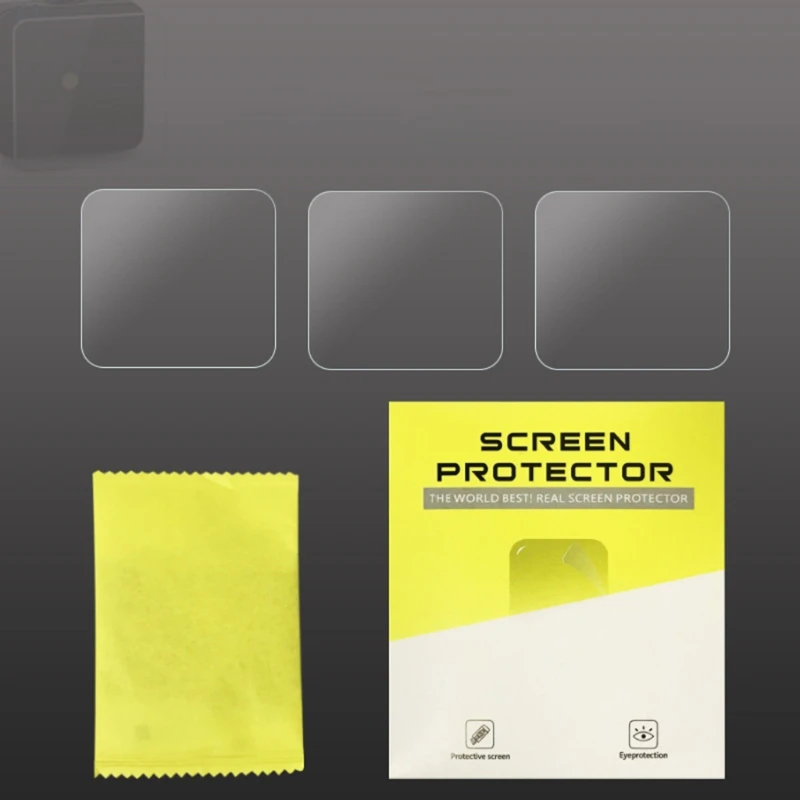 Pelindung Layar Kompatibel dengan Penerima Mikrofon Go Nirkabel Rode, Film Layar Tak Terlihat Kaca Optik Tempered