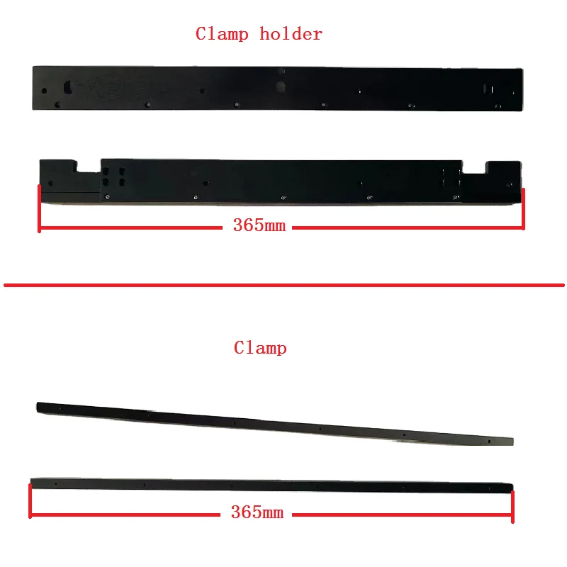 Clamper and holder for DSP-1008 DSP1080 DSP-4008 2008 solder past printer 365mm 150mm SMT SMD spare parts