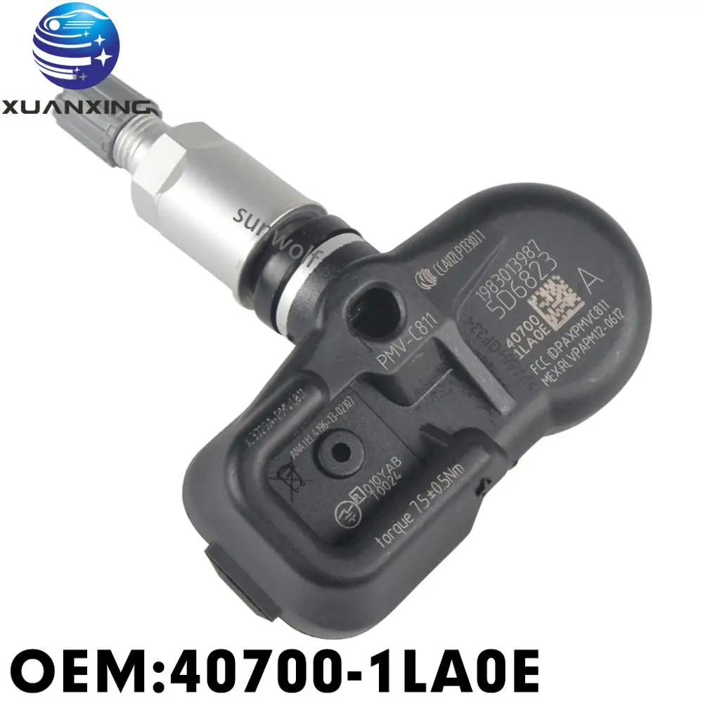 407001LA0E Tire Pressure Sensor Monitoring System TPMS 315MHz PMV-C811 for Infiniti Q40 QX56 Nissan 370Z CIMA CUBE LEAF Jumbo