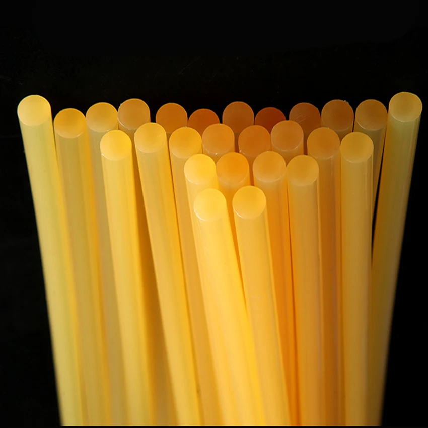 接着剤付き速乾性透明接着スティック,ガラス電子部品用11mm x 30cm, 7mm x 30cm,1パック