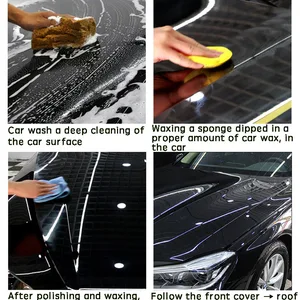 Carro Wax Crystal Plating Set, Difícil, Lustroso, Camada De Cera, Cobrindo, Tinta De Superfície, Fórmula De Revestimento, Filme Impermeável 10 principais vendas cera pra carro cristalizadora - №6
