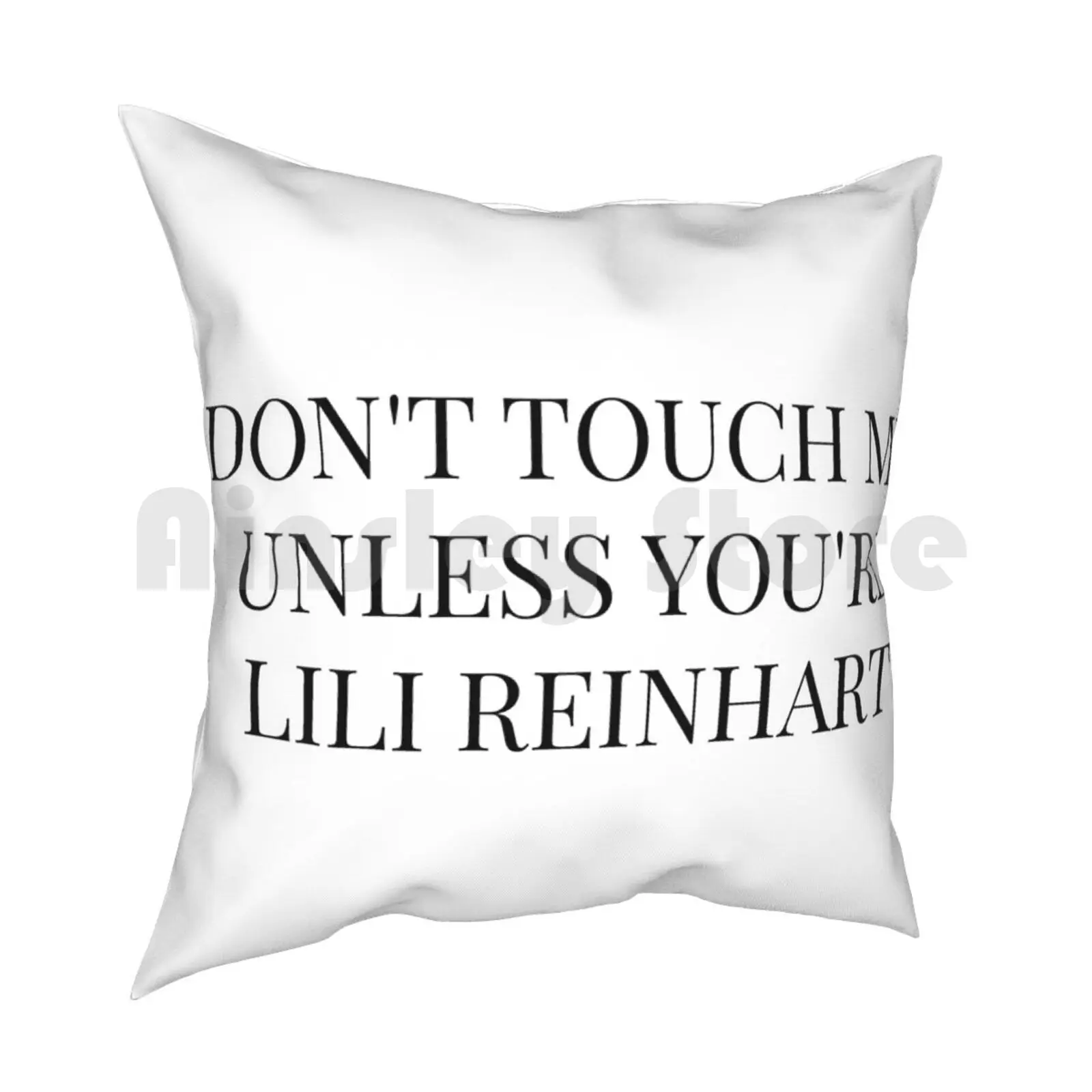 Don'T Touch Me Unless You'Re : Lili Reinhart Pillow Case Printed Home Soft DIY Pillow cover Dont Touch Me Unless Cute