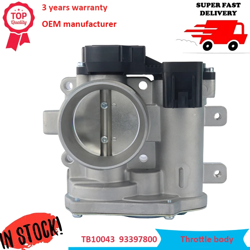 OE TB10043 93397800 New Electronic Throttle Body Assembly For Chevrolet Corsa Cuerpo Mariposa Royaltek 1.8L Bore Size 54mm