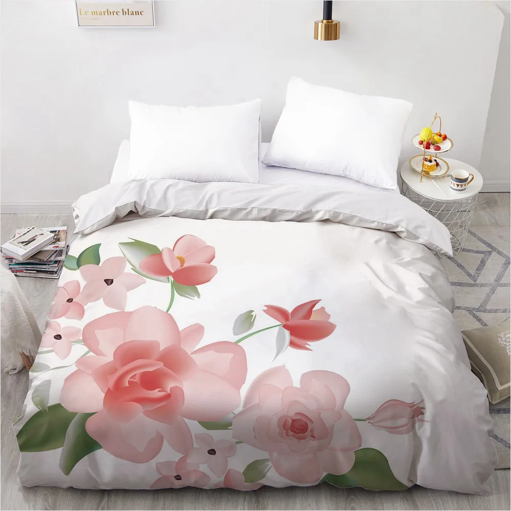 1PCS 3D Printed Estheticism Peach Blossom Duvet Cover 200x220 Size Printing NO Pillowcases And NO Sheets Home Textiles Comforter