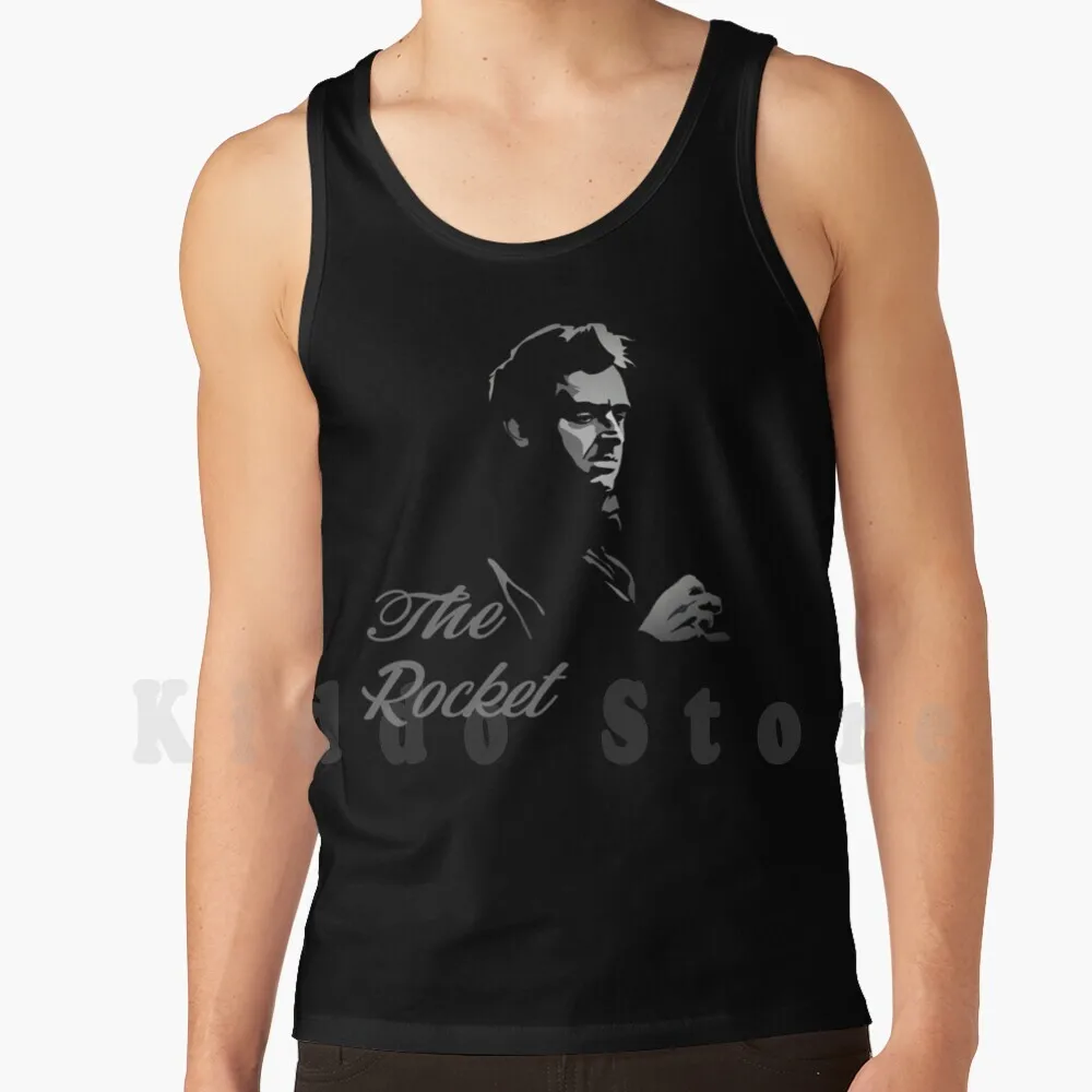 Ronnie O'sullivan The Rocket Tank Tops Vest Sleeveless Snooker Osullivan Ronnie Osullivan 147 Rocket Sport Pool Cue