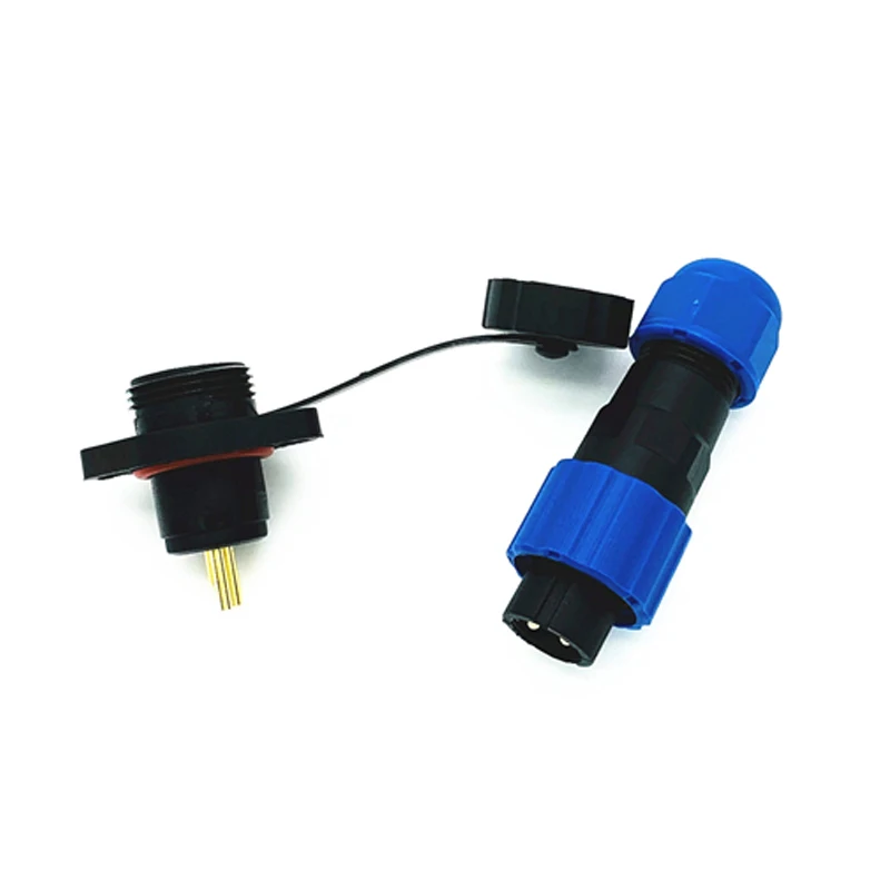 CONNECTOR PLUG Aviation Plug SP13 IP68 Waterproof Male &Female Socket 1/2/3..5../9p Back Nut panel Mounted Wire Cable Connector