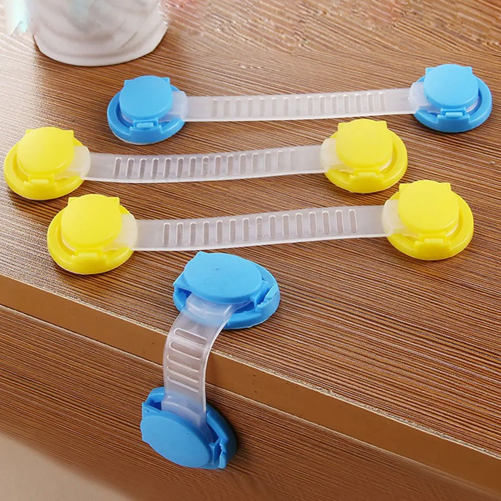 3pcs 15cm Children Kids Safe Care Lock Straps Plastic Baby Protect Locks Cabinet Door Drawers Refrigerator Lock Long