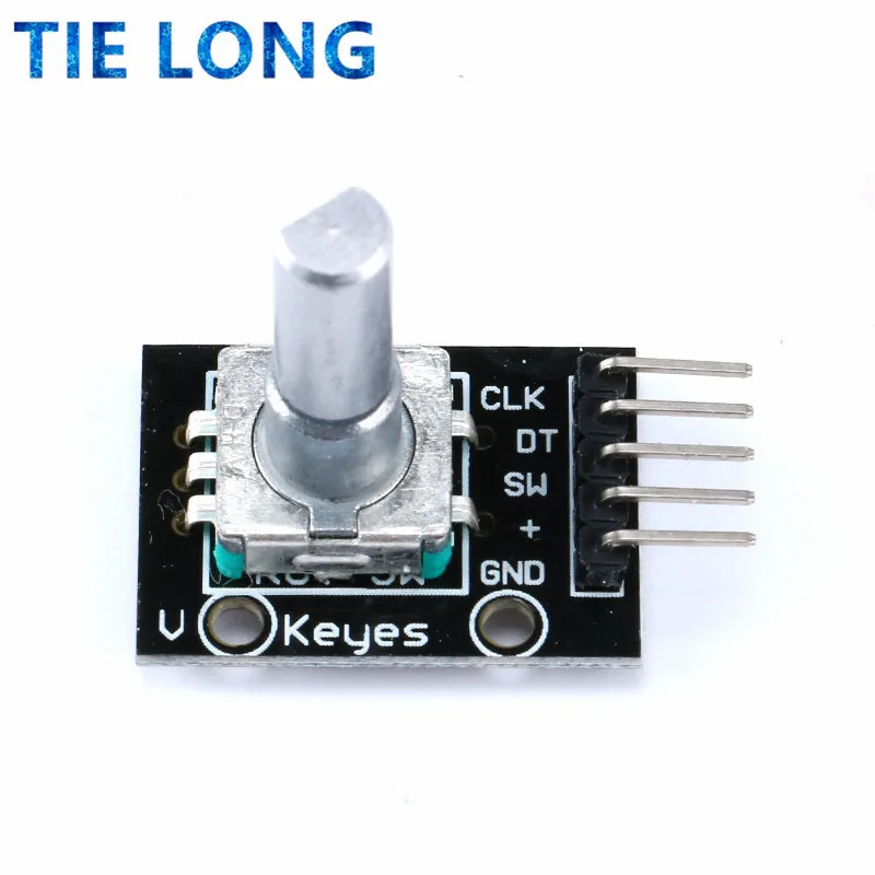 Tielong 360 Graden Rotary Encoder Module Voor Arduino Brick Sensor Schakelaar Development Board KY-040 Met Pins
