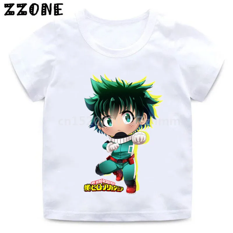 

Boys/Girls Boku No Hero Academia Cartoon Print T shirt Kids My Hero Academia Funny Clothes Children Tops Baby T-shirt,HKP2449