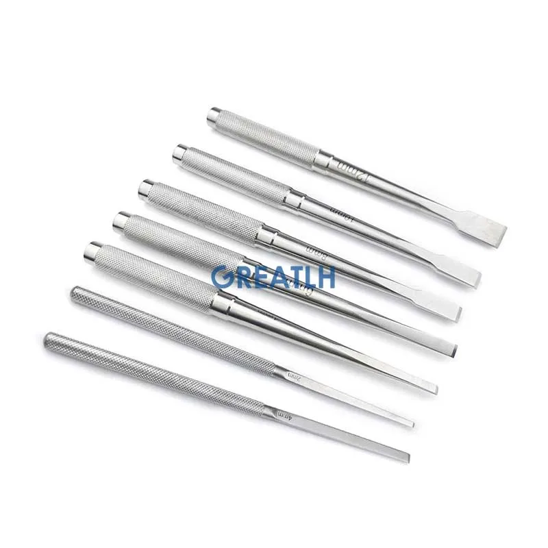 stainless steel Veterinary Osseous knife Orthopedics Bone Osteotomes 2mm 4mm 6mm 8mm 10mm 12mm orthopedics Instruments