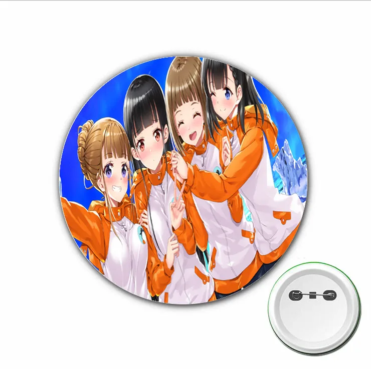 3 Stuks Anime Een Plek Verder dan Het Universum Cosplay Badge Broche Spelden Voor Rugzakken Badges Knoopkleding Accessoires