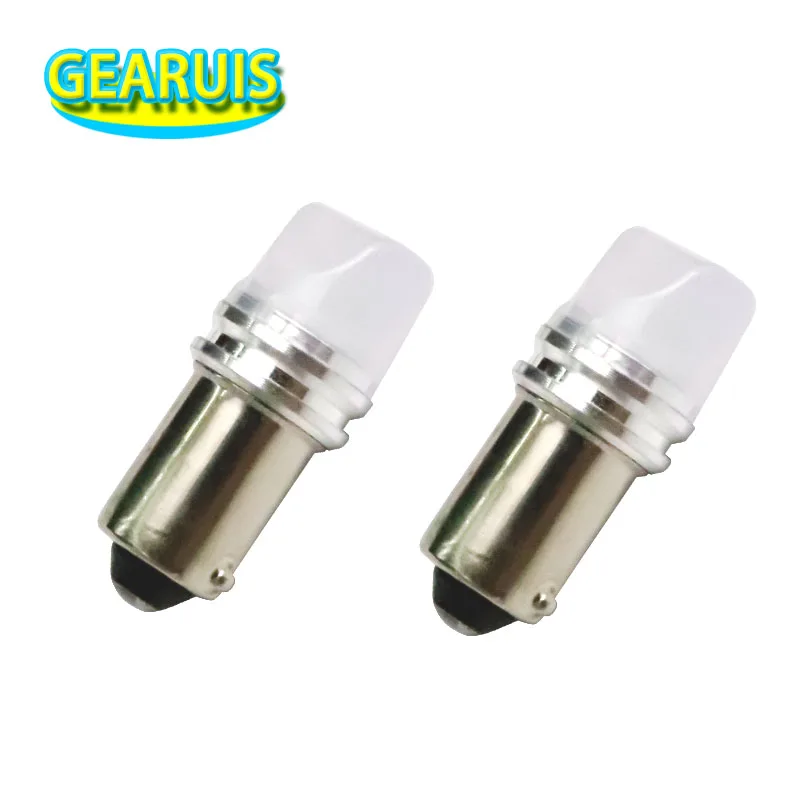 100pcs T4W BA9S 3D 3 smd 2835 fog lens Auto Interior Reading Dome Lamp interior lights LED License Plate lights 12V