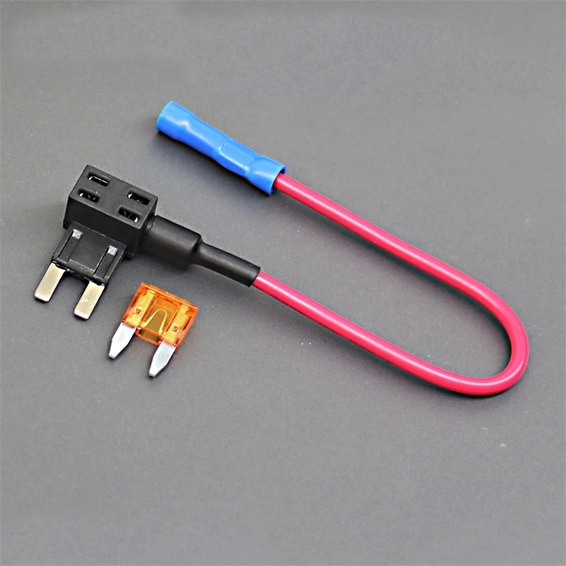 12V Fuse Holder Add-a-circuit TAP Adapter Micro2 Mini Small Standard ATM APM Blade Auto Fuse with Holder with 10A Blade Car Fuse