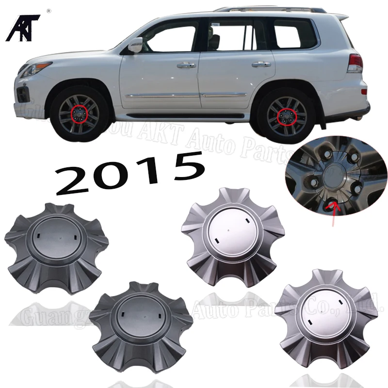 Wheel Hub Caps for Toyota Land Cruiser 4000 LC200 FOR Lexus 4700 5700 2013-2015 Hub cover color :silvery or gray