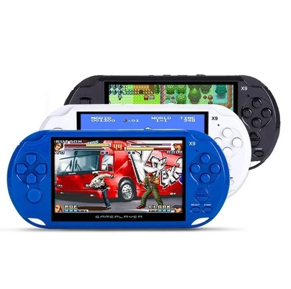 Classic Toys Portable Handheld Video Game Console Player 5.0' 8GB 8Bit 10000 Games Built-In Hot Multicolor