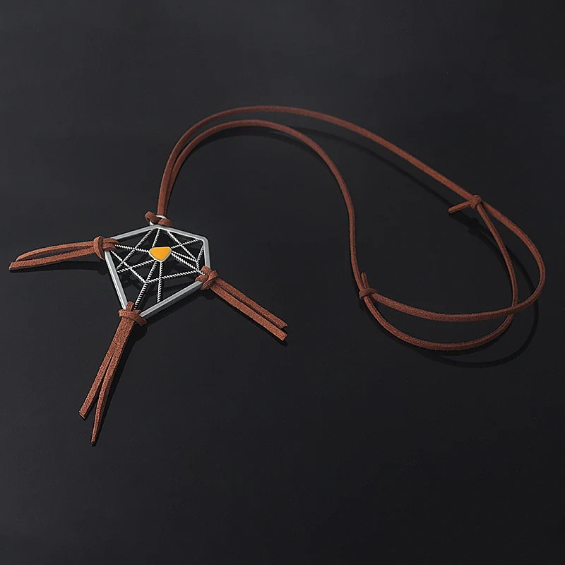 Game Death Stranding Cosplay Necklaces Sam Bridges Dreamcatcher Pendant Necklace for Women Men Keyring Holder Jewelry