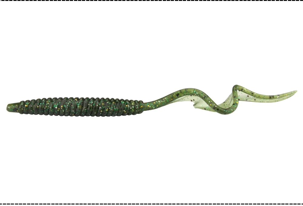 Spinpoler 18 cm 13 cm weicher Köder, Wurmköder, flexibel, langer Schwanz, 4 Farben, Silikon, Regenwurm, Würmer, lebensechter Angelköder, 5 Stück/Packung – Detail 5