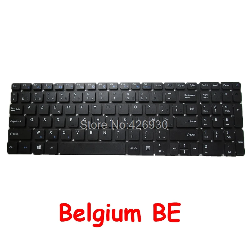 Teclado para portátil US SP GK FR BE AR-FR, para Kelyx KL156X5, 15,6 ", español, Grecia, francés, Bélgica, árabe, francés, inglés