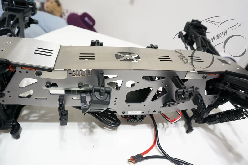軽量ステンレス鋼シャーシガードhpiサベージフラックスhpiサベージxl