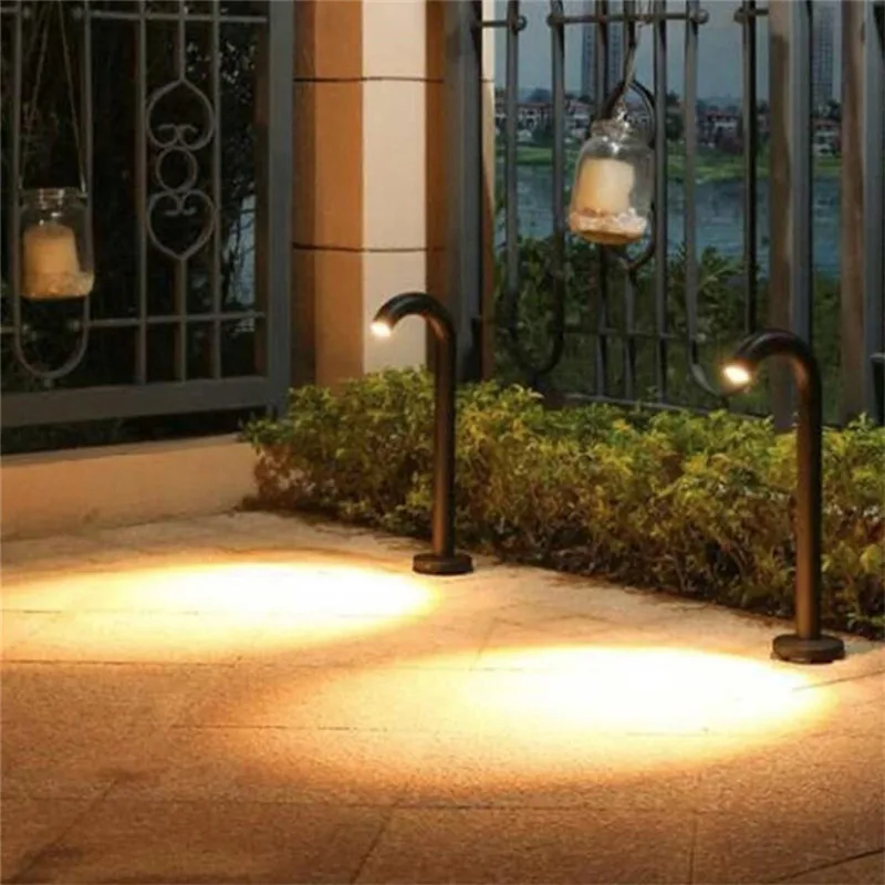 4PCS IP65 12W COB LED Lawn Lamp Garden Water Faucet Light Landscape Pathway Courtyard Villa Pillar Bollard Spotlight