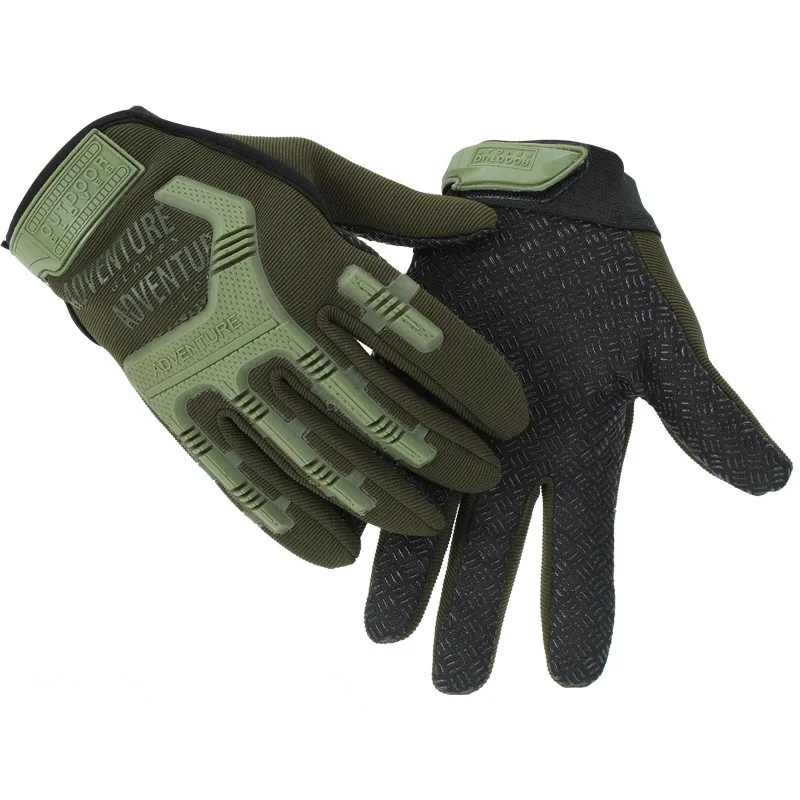 

Combat Tactical Full Finger Gloves Military Army Fingerless Olive Green Mittens Airsoft Bicycle Outdoor Sports Shooting Hunting