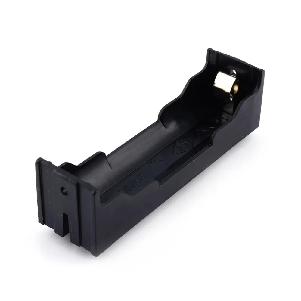 MasterFire 500pcs/lot Single Slot 18650 Battery Clip Holder Storage Box Case With Hard Pins For 1 x 18650 Battery Plastic Cover