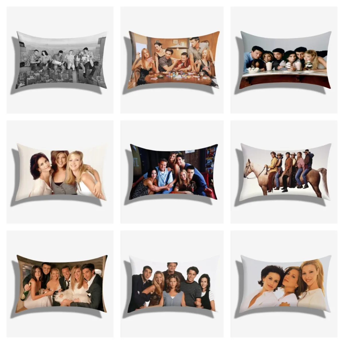 friends tv show throw pillow covers ，30x50 40x60 cushion cover，Pillow covers decorative， home decor ，Customize your own pattern